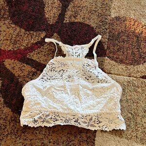 Aerie lace high neck bralette size S
